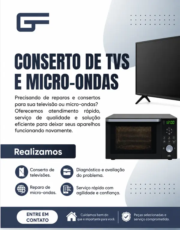 Manutenção Eletrônica - Conserto de TV, Microondas