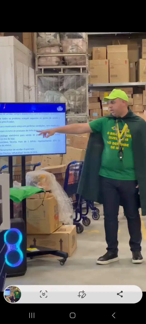 Supervisão de lojas de varejo