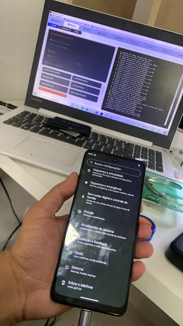 Manutenção de Celulares e Notebooks