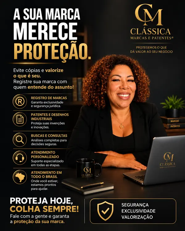 Serviços de assessoria em registros de Marcas e Patentes