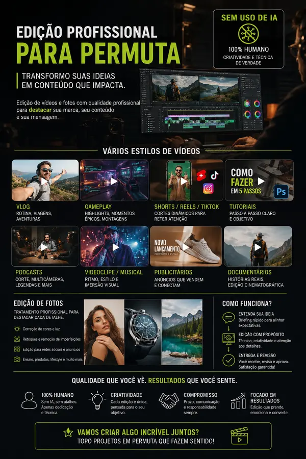 Edição de FOTOS e VÍDEOS