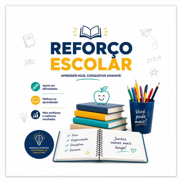 Aulas de reforço de matemática ou física