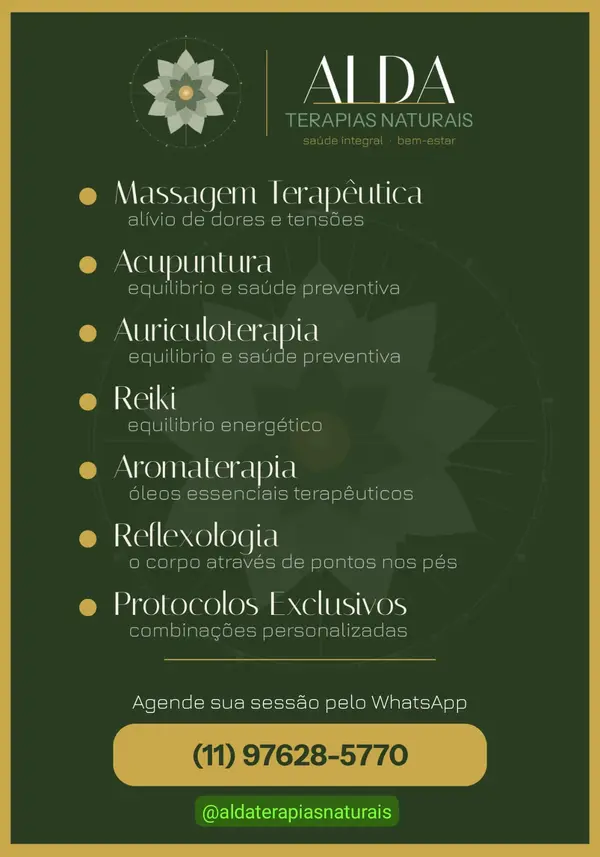 Terapias Holísticas Online e Presenciais | Reiki, Acupuntura, Florais e Massagens